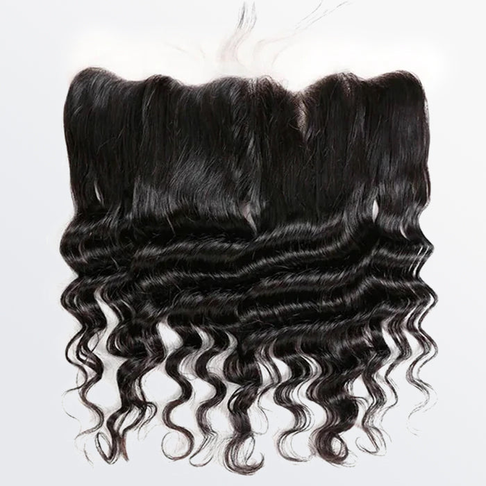 1B Deep Wave 13x4 Lace Frontal - 100% Human Hair 3 1B Deep Wave 13x4 Lace Frontal - 100% Human Hair - Image 2