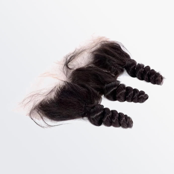 Loose Wave 13x4 Lace Frontal - 1B 100% Human Hair 4 Loose Wave 13x4 Lace Frontal - 1B 100% Human Hair - Image 3