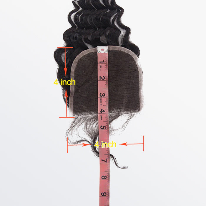 4x4 Deep Wave Lace Closure – 100% Human Hair 4 4x4 Deep Wave Lace Closure – 100% Human Hair - Image 3