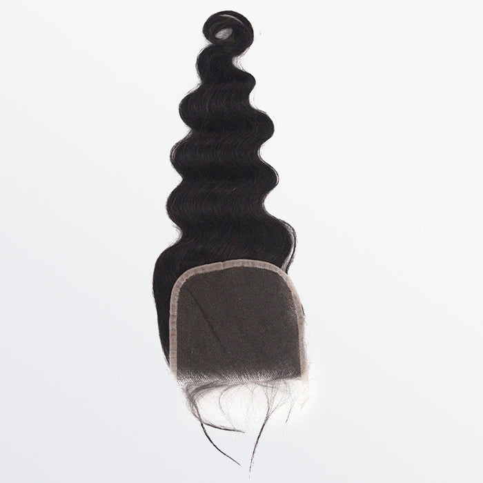 4x4 Ocean Wave Lace Closure – 100% Human Hair 16" 3 4x4 Ocean Wave Lace Closure – 100% Human Hair 16" - Image 2