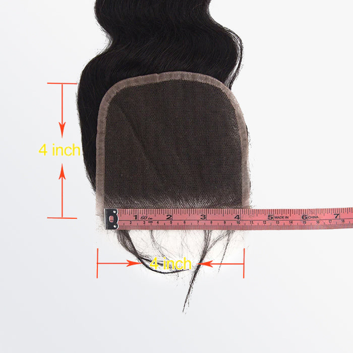 4x4 Ocean Wave Lace Closure – 100% Human Hair 16" 5 4x4 Ocean Wave Lace Closure – 100% Human Hair 16" - Image 4