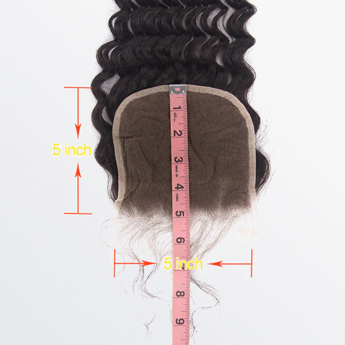 5x5 Deep Wave Lace Closure – 100% Human Hair 3 5x5 Deep Wave Lace Closure – 100% Human Hair - Image 2