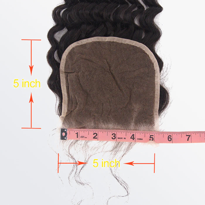 5x5 Deep Wave Lace Closure – 100% Human Hair 4 5x5 Deep Wave Lace Closure – 100% Human Hair - Image 3