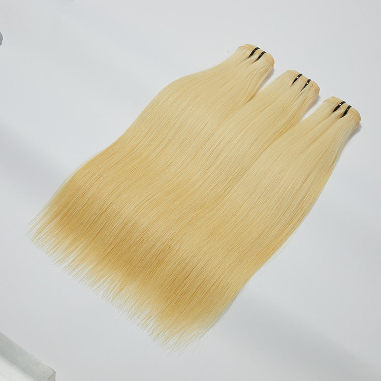 #613 Straight 12A Raw Indian Hair Bundle 3 #613 Straight 12A Raw Indian Hair Bundle - Image 2