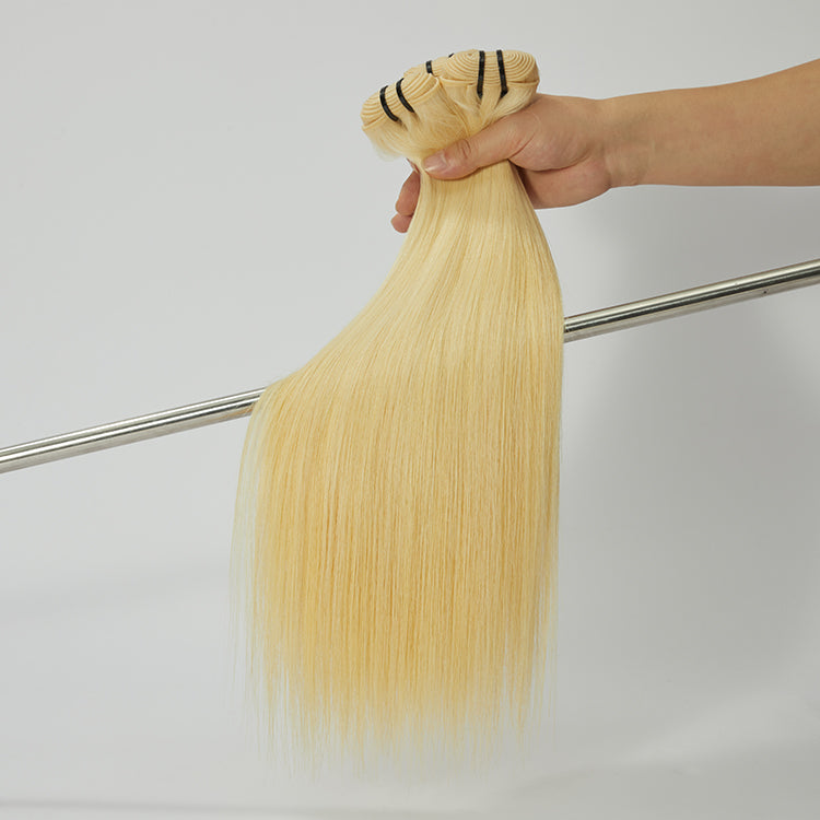 #613 Straight 12A Raw Indian Hair Bundle 7 #613 Straight 12A Raw Indian Hair Bundle - Image 6