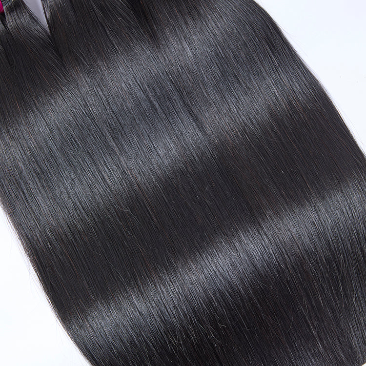 11A Raw Cambodian Bone Straight Hair Bundles 3 11A Raw Cambodian Bone Straight Hair Bundles - Image 2