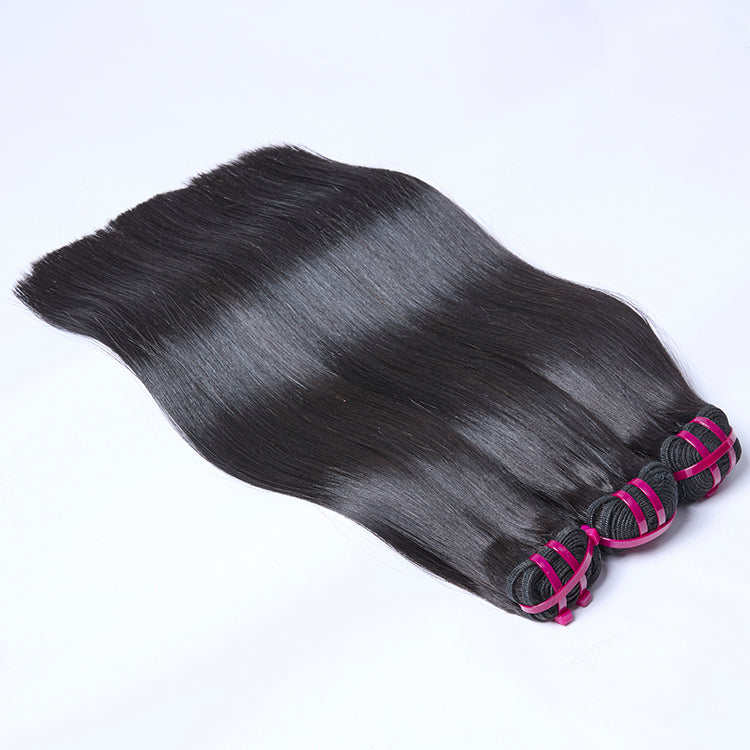 11A Raw Cambodian Bone Straight Hair Bundles 4 11A Raw Cambodian Bone Straight Hair Bundles - Image 3